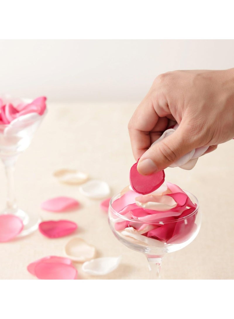 Oasisgalore 200 Pcs Silk Rose Petals, Coral Blush - Wedding & Bridal Shower Decor - Image 5