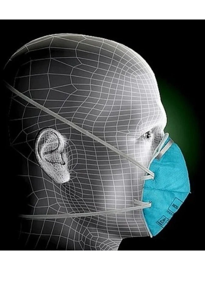 3M Pack of 20 Health Care (3M)1860S Particulate Respirator and Surgical Mask Cone Molded Small  - Image 3
