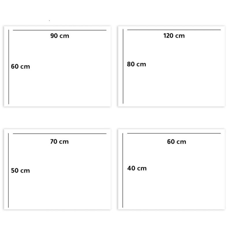 Marktna Modern design canvas print with a hollow frame, size (40×60), one piece - Image 3