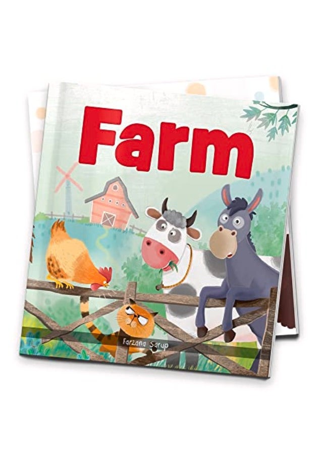 Farm - Illustrated Book On Farm Animals 