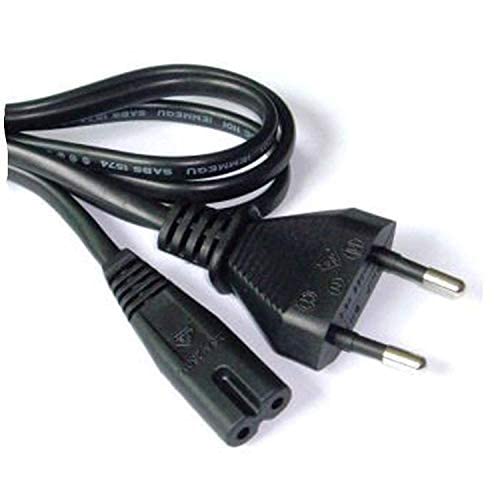 KEBILSHOP Power Cable/Cord/Plug for PS2, PS3, PS4, Xbox One S and Xbox One X Consoles (Cable Only), Black - Image 1