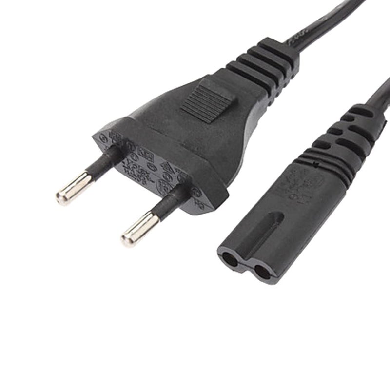 KEBILSHOP Power Cable/Cord/Plug for PS2, PS3, PS4, Xbox One S and Xbox One X Consoles (Cable Only), Black - Image 2