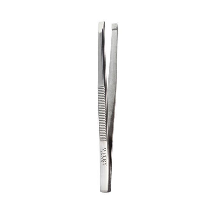 Vitry Tweezers Square Ends Stainless Steel