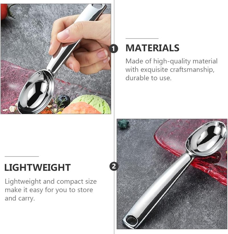 Zinc Alloy Ice Cream Scoop Fruit Baller With Hanging Hole Multi Use Kitchen Tool - Image 4