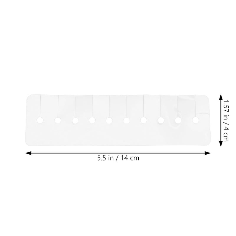 10pcs 14cm Hair Extension Protective Shields Heat Shield Guards Multi-hole Hair Extension Attachment Tool for Glue Protection - Image 2