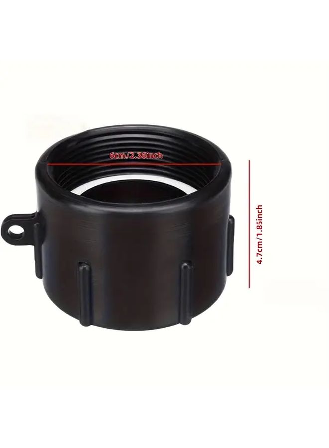 Heavy Duty BSP Female to Female IBC Tote Tank Valve Adapter Connector Plastic Variant - Image 2