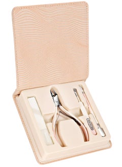 MANICURE Cuticle Nipper Set, Stainless Steel Nail Cuticle Trimmer for Fingernails and Toenails (4Pcs/Set)  - Image 2