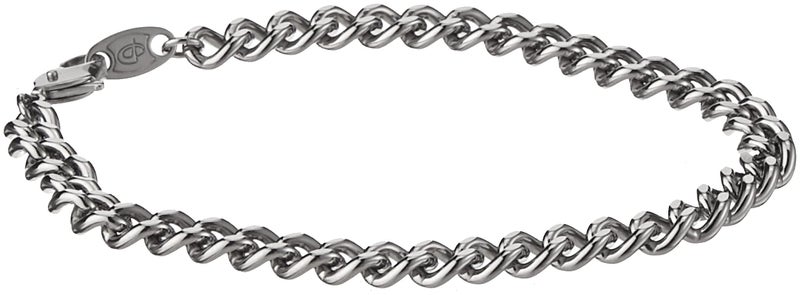 Phiten Titanium Chain Bracelet – Corrosion-Resistant, Lightweight, Pure Premium Grade for Sports, Gym, and Athletics for Men and Women, Silver - Image 1