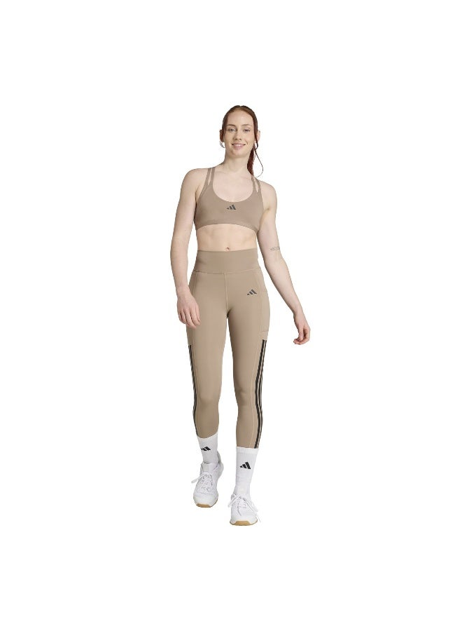 Adidas Adidas Opt 3S 1/1 Brown Tights (1/1) Tights For Women - Image 5
