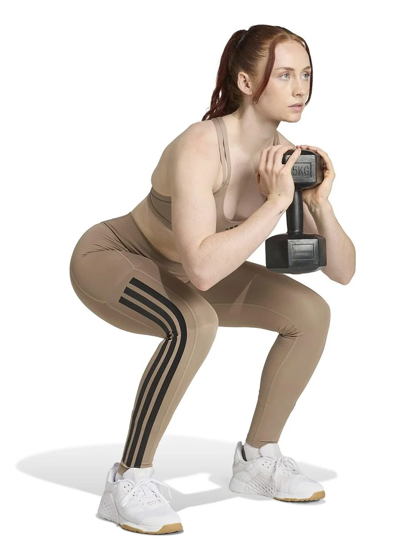 adidas جوارب نسائية بنية