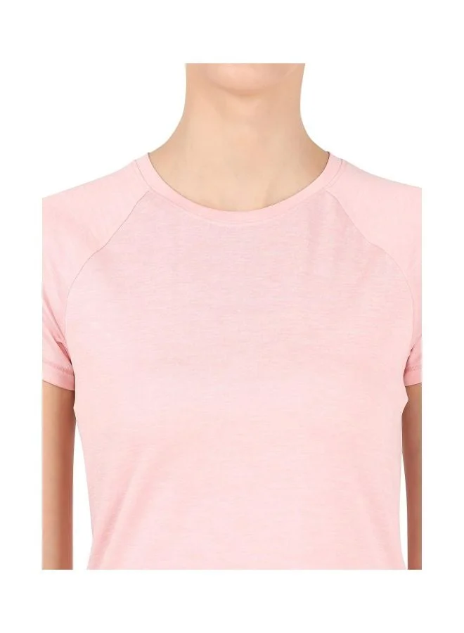 Jockey  MW62 Women Microfiber Fabric Relaxed Fit Solid Curved Hem Styled Half Sleeve T Shirt with Stay Fresh Treatment for Women | Best Price UAE