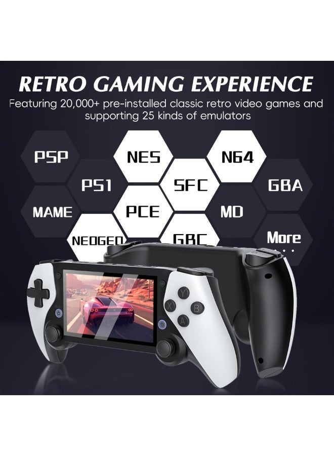 M25 Retro Handheld Game Console – 4.3" IPS Screen, 64GB Storage, 3000mAh Battery, Quad-Core CPU, 20,000+ Classic Games, TV Output, 3D Joystick, Expandable Memory - Image 5