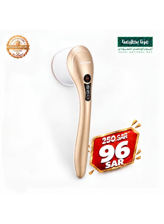 Granzia Spinix Infrared Massage Gun - 6 Intensity Levels & 4 Interchangeable Heads - Muscle Relaxation & Pain Relief - Image 1