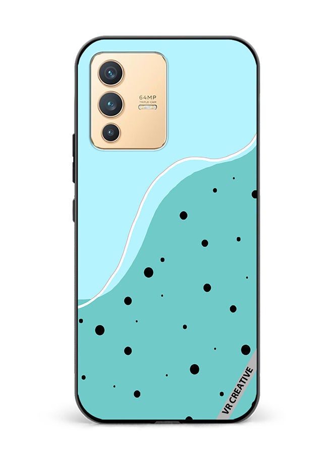 VR CREATIVE Protective Case Cover For Vivo V23 5G Layered In Design Multicolour - Image 1