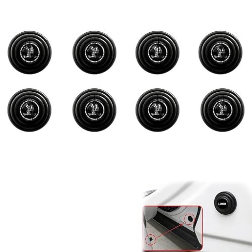 Pivdo 8Pcs Car Shock Absorber Protector Rubber Guard Pads for Shock Absorption Compatible for Slavia, Kushaq, Kodiaq, Kylaq, Superb, Rapid, Octavia, Fabia, Laura, Karoq - Image 1
