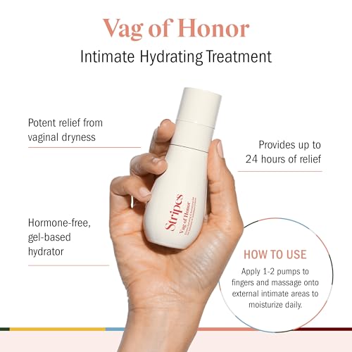 STRIPES Beauty Naomi Watts Vag Honor Feminine Hydrating Gel Restore Moisture And Improve Dryness Soothing Squalane And Hyaluronic Acid Safe Sensitive Skin Menopause Support 37 Fl Oz - Image 3
