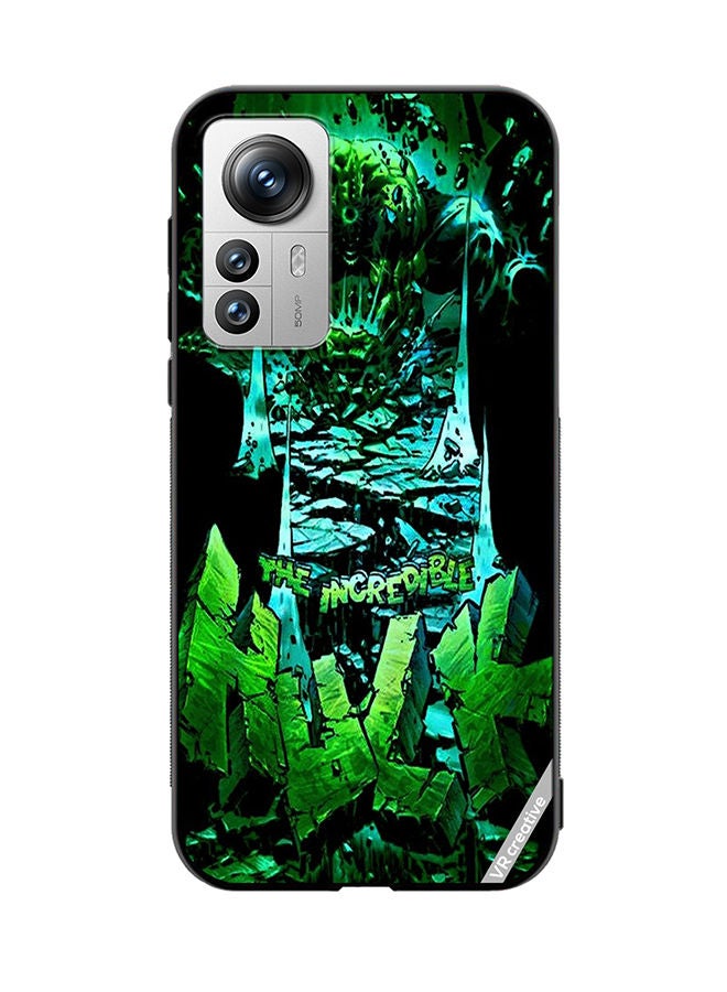 VR CREATIVE Protective Case Cover For Xiaomi 12X Hulk Design Multicolour - Image 1