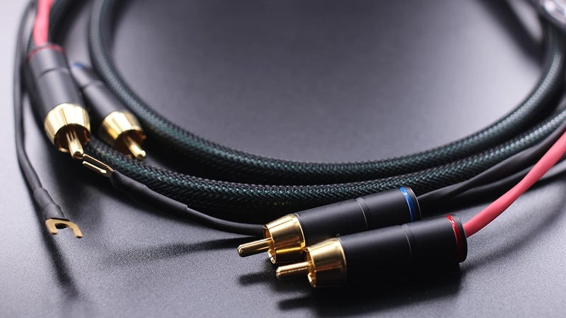 cheekyglo FOI RCA Cable with Ground Wire, Dual RCA to Dual RCA with Ground Wire Stereo Interconnect Cable. FOI (1.5M(4.92ft))1.5M(4.92ft) - Image 3