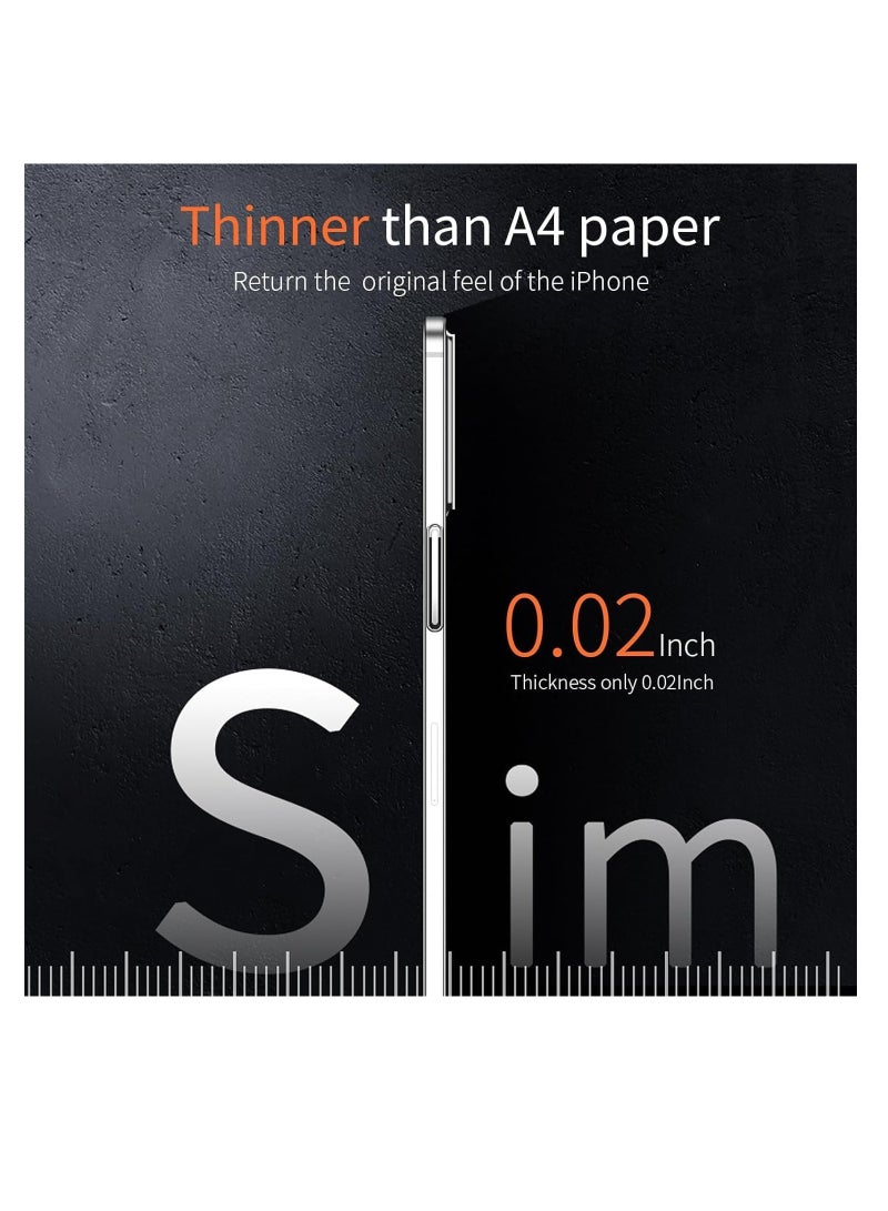 ELTRAZONE ELTERAZONE Case Compatible with iPhone 15 Plus Slim Case,0.2mm Fit [Paper-Thin]Lightweight Case Translucent Matte Finish PP Back Cover Protection[Anti-Fingerprints&Yellowing] (Clear) - Image 2