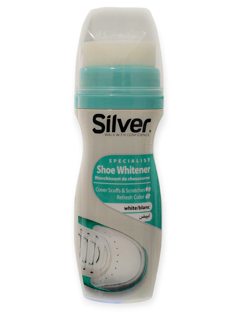 Silver Express Shoe Whitener White75 ml