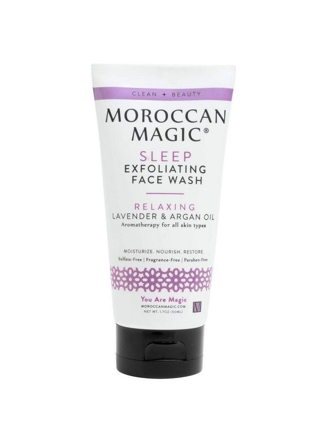 Moroccan Magic - Sleep Exfoliating Face Wash ; Clean Beauty ; Sweet Lavender ; Vegan ; Crueltyfree - Image 1