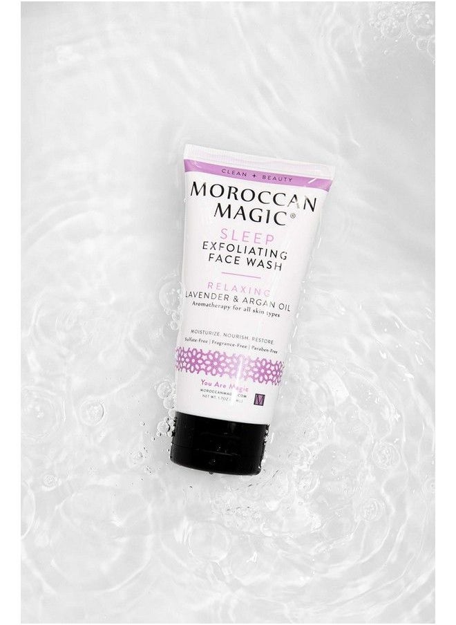 Moroccan Magic - Sleep Exfoliating Face Wash ; Clean Beauty ; Sweet Lavender ; Vegan ; Crueltyfree - Image 1