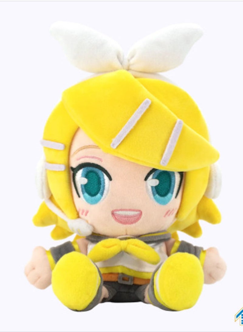 عام الجديد Kagamine لين هاتسوني ميكو ، مرآة الجوزاء المرأة أفخم لعبة دمية ، ومناسبة لتقديم الهدايا للجماهير والأصدقاء ، والسبب الديكور المنزلي (25CM) - Image 1