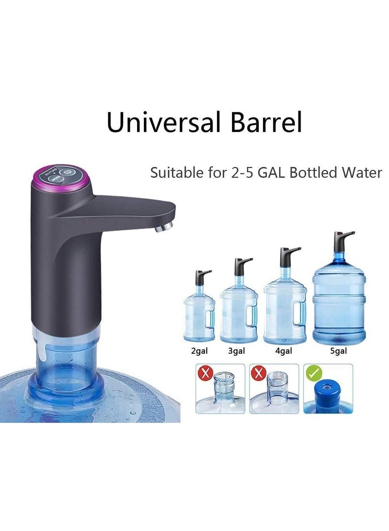 Automatic Rechargeable Wireless Water Dispenser Pump for 5 Gallon Bottles Portable Electric Drinking Water Pump