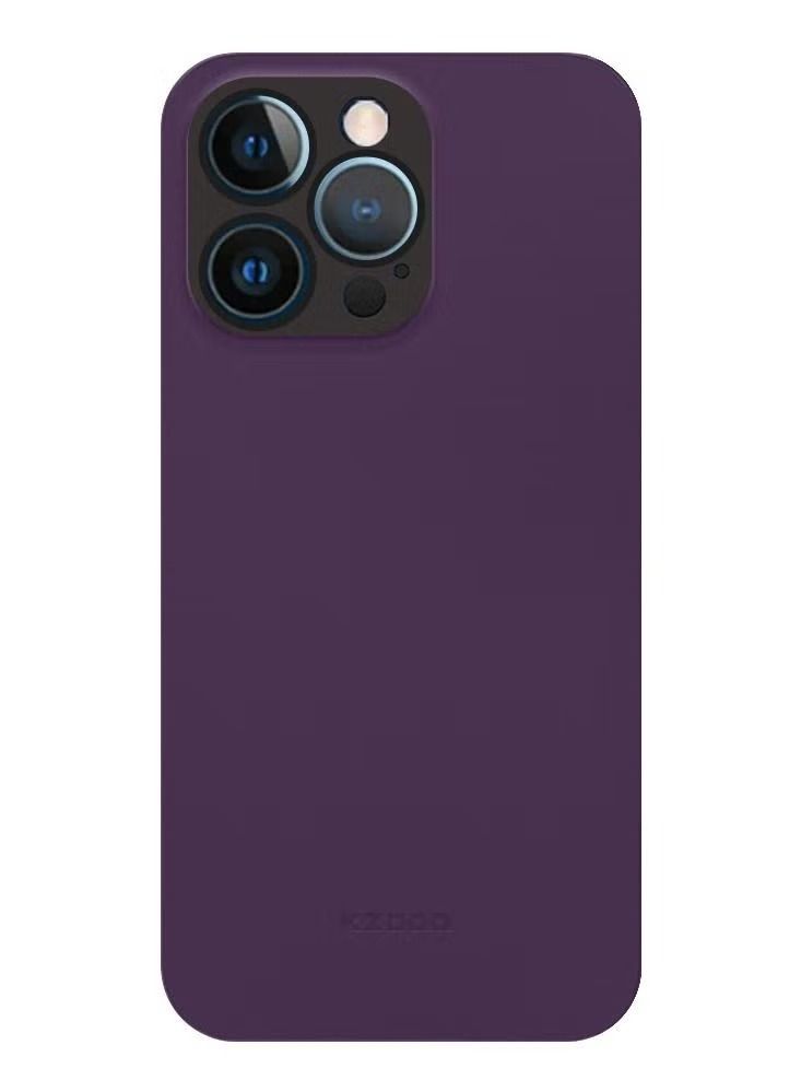IAF iPhone 14 Pro Max Case Air Skin Series Ultra Slim Frosted Anti Slip Back Cover Full Coverage Camera Lens Protection 6.7 inch Purple - Image 1