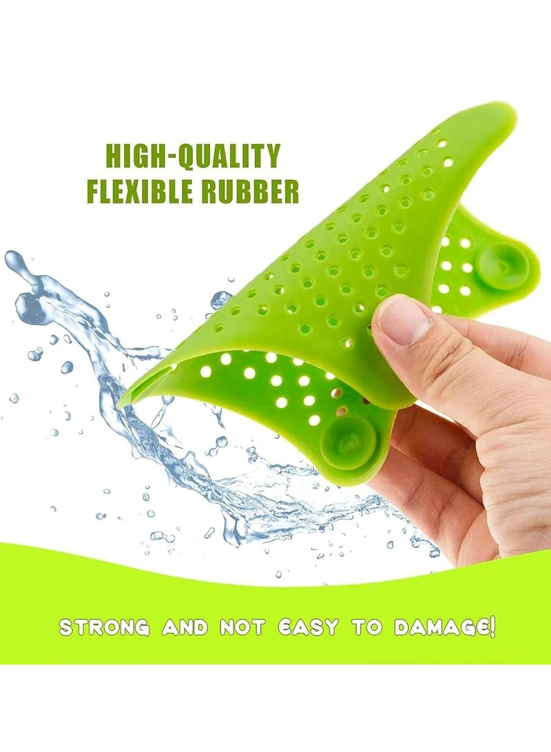 Oasisgalore Starfish Silicone Sink Strainers 3-Pack, Kitchen & Bathroom Drain Hair Catcher Stopper Cover  - Image 4