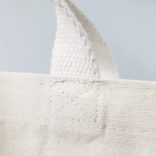TBF Blank Bulk Canvas Tote Bags Wholesale Organic, Natural Color Plain Bags for Decorating, Heat Transfer, Printing, DIY, Crafts (24 Bags) - Image 3