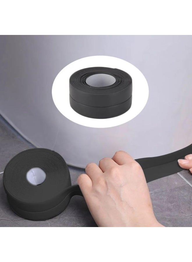 3.2m PVC Waterproof Sealing Tape for Bathroom Sink Shower Bathtub and Toilet Self Adhesive Wall Sticker  - Image 2