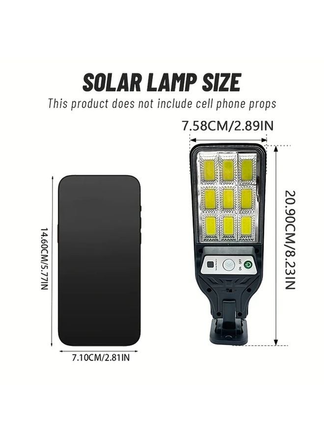 4 قطع أضواء LED خارجية تعمل بالطاقة الشمسية مع حساس حركة لإضاءة الجدران الأمنية - Image 3