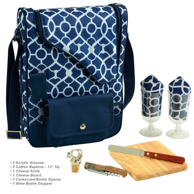 Picnic at Ascot Original Insulated Wine and Cheese Cooler Bag - Designed, Assembled & Quality Approved in the USA - Image 4