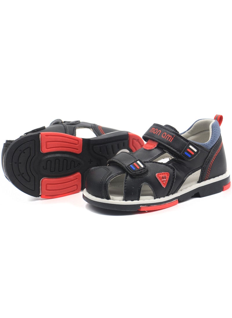 Mon Ami Monami Toddler and Kids Sandals | Hook & Loop Closure, Soft Bottom, Children Sports Sandals Unisex - Baby Boy and Girl Shoes | Casual Sandals for Toddler Girls, Boys & Kids  - Image 3