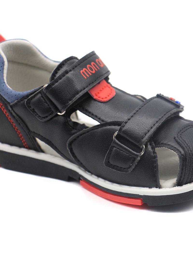 Mon Ami Monami Toddler and Kids Sandals | Hook & Loop Closure, Soft Bottom, Children Sports Sandals Unisex - Baby Boy and Girl Shoes | Casual Sandals for Toddler Girls, Boys & Kids  - Image 4