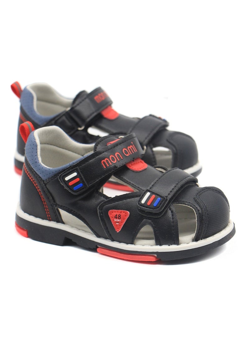 Mon Ami Monami Toddler and Kids Sandals | Hook & Loop Closure, Soft Bottom, Children Sports Sandals Unisex - Baby Boy and Girl Shoes | Casual Sandals for Toddler Girls, Boys & Kids  - Image 1