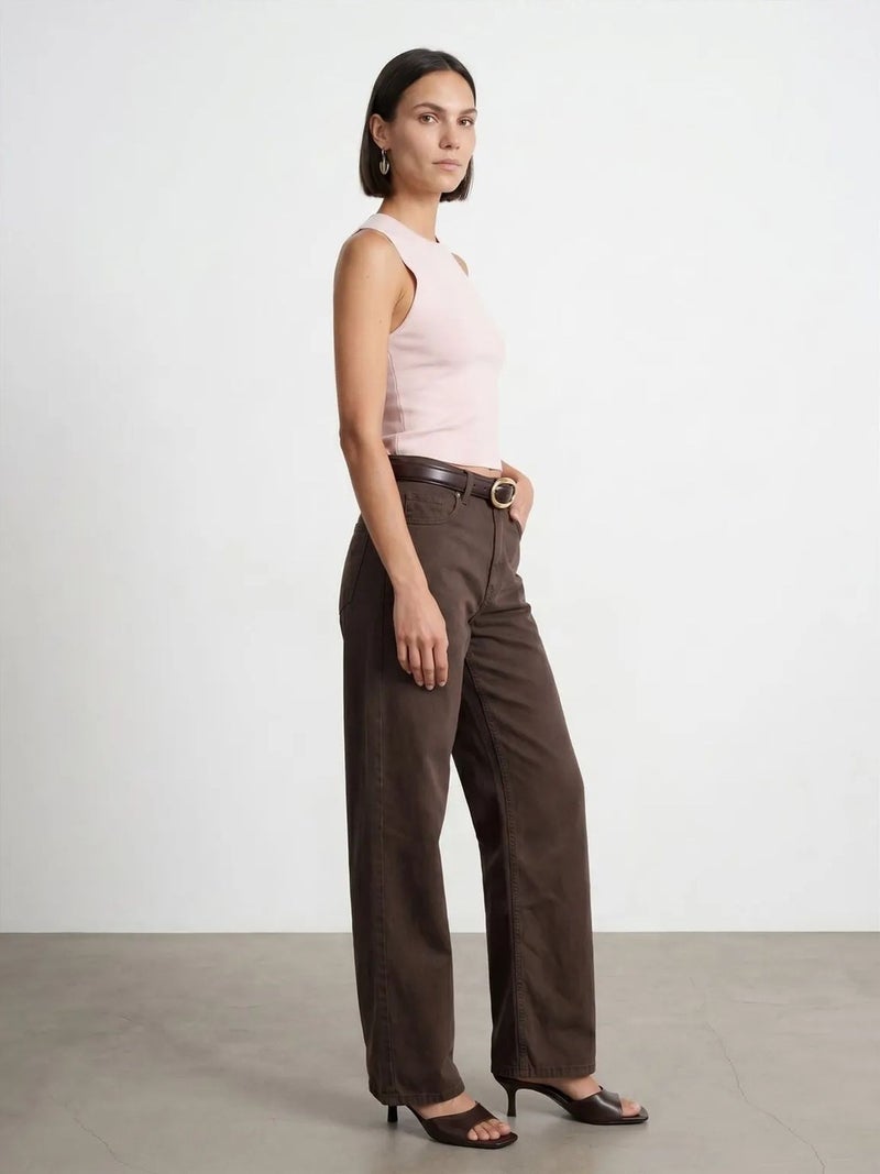 DILVIN High-Waist Wide-Leg Denim Jeans - Image 4