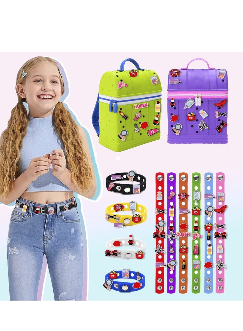 Excefore Shoe Charms for Crocs 26 Pcs Shoe Charms jibbitz for Crocs Shoes Sandals Buckle Party Birthday Gift Croc Charms Bracelet Wristband Decorations for Adult Girls Women Kids - Image 3