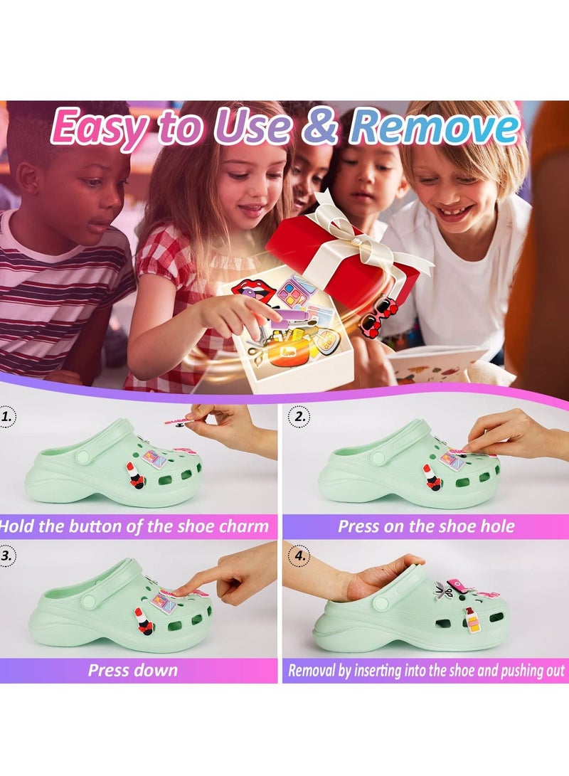 Excefore Shoe Charms for Crocs 26 Pcs Shoe Charms jibbitz for Crocs Shoes Sandals Buckle Party Birthday Gift Croc Charms Bracelet Wristband Decorations for Adult Girls Women Kids - Image 4