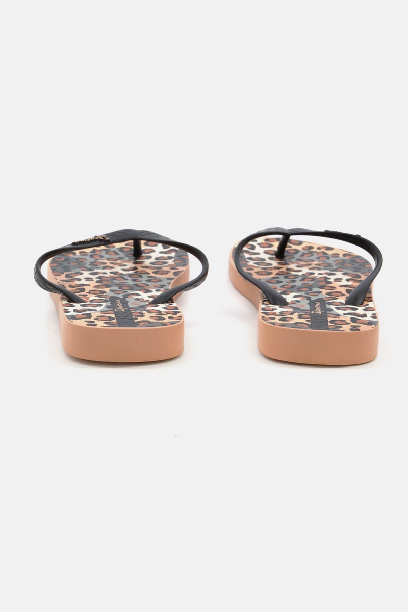 Ipanema Kids Girl Printed Flip Flops, Brown - Image 2