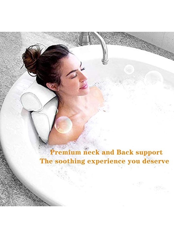 Bath Pillow Bath Cushion with 6 Non-Slip Suction Cups for Spa Pillow Bathtub Jacuzzi Hot Tub Home Spa (37 X 35 X 10cm)  - Image 5