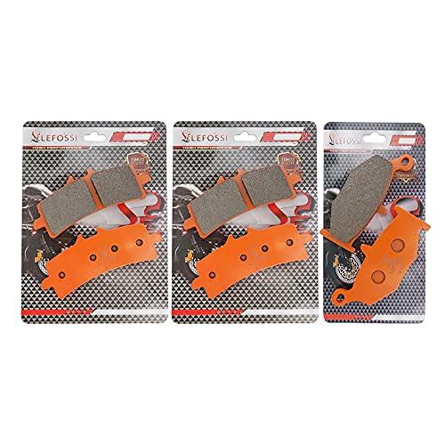 LE LEFOSSI Front and Rear Carbon Fiber Brake Brake Pads Compatible with for Fit for Suzuki Hayabusa 1300 GSX1300R GSX 1300 R 2013 2014 2015 2016 2017 2018 2019 2020 2021 2022 2023 2024 FA447F FA419R - Image 1