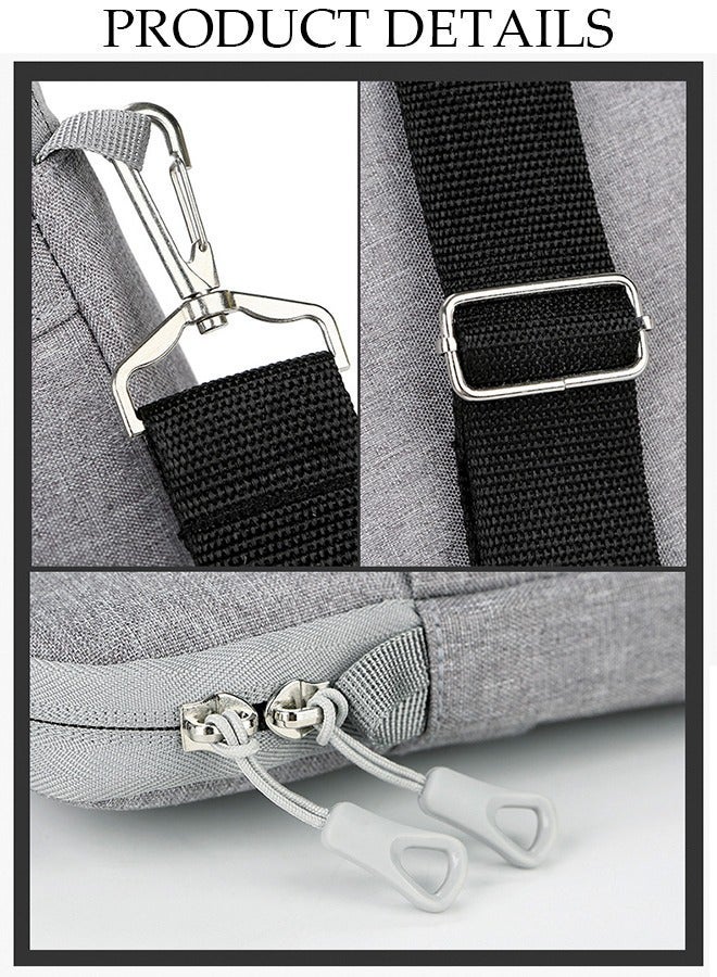 DUNISO 15.6 Inch Laptop Bag with Multi Compartment Lightweight Laptop Hand Bag Crossbody Bag Travel Business Briefcase Water-Resistant Dust-proof Shoulder Messenger Bag for Men and Women Work Office - Image 4