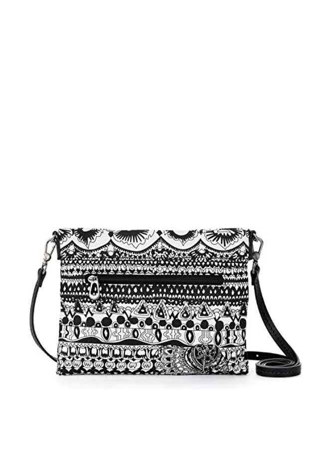 Sakroots Womens Camden Small Crossbody In Cotton Uncoated Canvas Black And White One World One Size Us  - Image 5