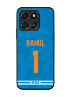 Rugged Black Edge Case for Honor X8b, Slim fit Case Flexible Anti Drop TPU Gel Thin Cover -  Team India KL Rahul, Jersey No 1
