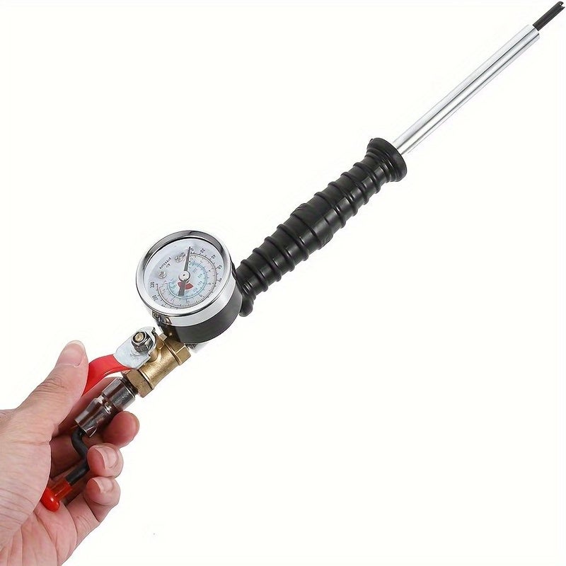 Upgrade 1pc Precision Tire Pressure Gauge with Inflation Nozzle Auto Repair Tool for Accurate Air Pressure Monitoring Compatible with Most Vehicles - Image 5