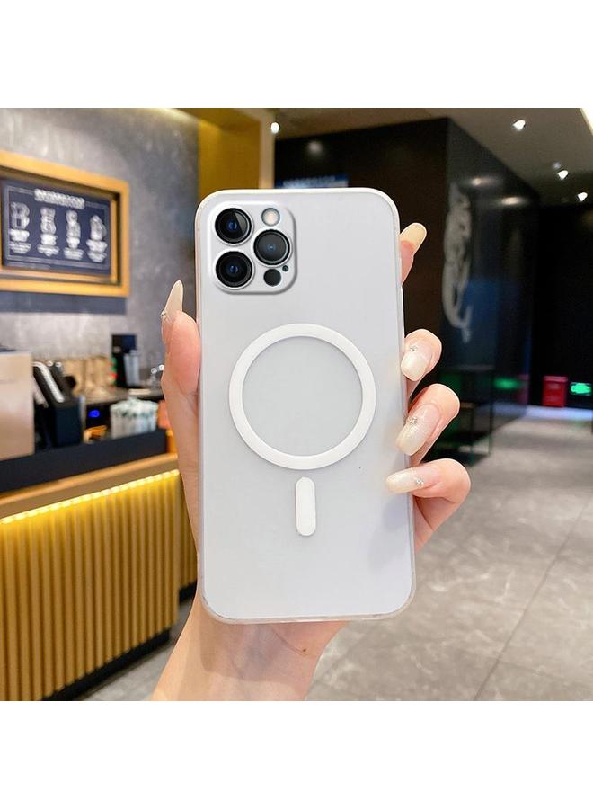 اس-توب جراب لهاتف iPhone 12 Pro Max مع فتحة دقيقة وغطاء ثلجي MagSafe للكمبيوتر الشخصي - Image 1