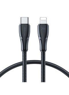 Joyroom Surpass Series A11 Lightning /USB-C 20W 0.25 m cable - black Guaranteed by Agent Trust