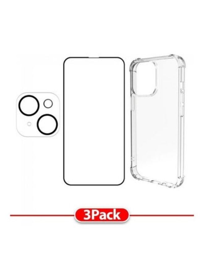 ACLIX 3-Pack 3D Screen Gorilla Case Cover And Lens Protector For iPhone 13 Clear - Image 5